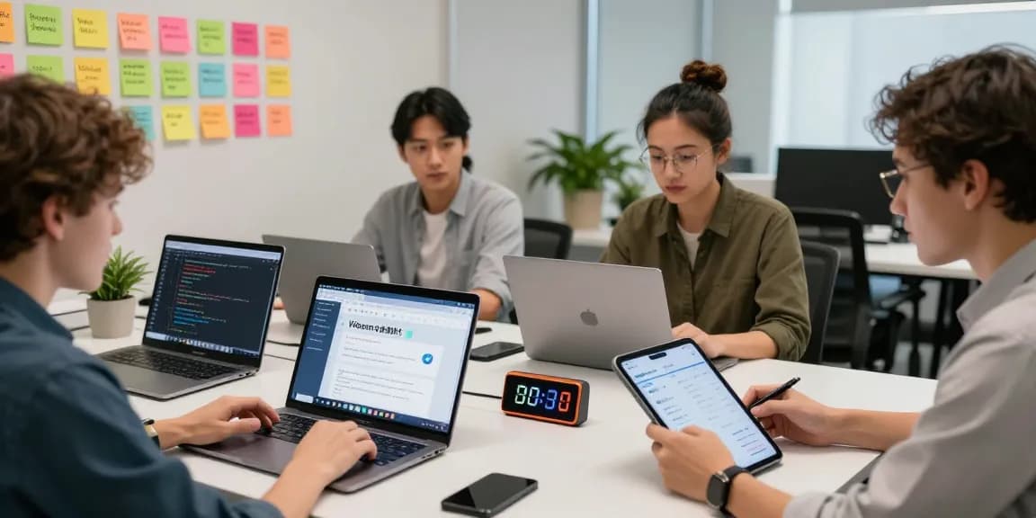 Setting up the Telegram Chinese Version in a modern workspace with teams collaborating on devices.